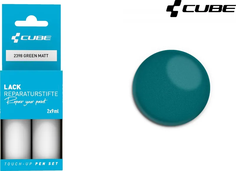 Cube Touch Up Paint Pen Set Green Matt 2398 30ml